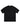 PRINTED SHORT SLEEVE BLACK T-SHIRT WITH RIBCAGE DESIGN