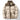 PUFFER JACKET WITH BLACK CORDUROY ACCENTS FOR WELLNESS SUPPORT