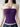 PURPLE BEADED HALTER NECK TOP