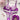 PURPLE FLORAL LINGERIE SET WITH INTRICATE EMBROIDERY DETAILS