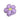 PURPLE FLOWER HAIR CLAW AESTHETIC FLOWER HAIR ACCESSORY