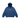 PURPLE OVERSIZED COMBED COTTON PULLOVER HOODIE