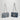 QUILTED DENIM HANDBAG DUO: BLUE DENIM SHOULDER BAG