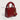 QUILTED HANDBAG CHERRY RED ELEGANT RED WITH GOLDEN HARDWARE