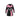 RACING SKIRT AND JACKET SET WITH CONTRAST COLOR MATCHING DESIGN