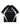 RACING-STYLE POLO SHIRT BLACK AND WHITE SHORT SLEEVE ROUND COLLAR