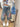 RANDOM PRINT BERMUDA SHORTS WITH BUTTON CLOSURE