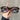 RECTANGLE PLASTIC LENS SUNGLASSES UV400 ANTI-REFLECTIVE FRAME