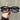 RECTANGLE PLASTIC LENS SUNGLASSES UV400 ANTI-REFLECTIVE FRAME