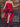 RED AND BLACK CORSET DRESS WITH ELEGANT RUFFLED JELLYFISH DESIGN