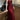 RED AND BLACK MESH TUNIC SOLID COLOR DRESS
