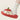 RED APPLE-SHAPED SLIPPERS WITH APPLE CORE DESIGN