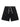 RED ATHLETIC SHORTS WITH MID WAIST AND STRAIGHT LEG DESIGN