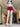 RED BELTED CARGO SHORTS DENIM COTTON SUMMER