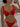 RED BIKINI SEXY SOLID COLOR SWIMSUIT