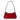 RED BOW BAGUETTE PREMIUM VEGAN LEATHER CROSSBODY