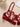 RED BUTTERFLY EMBROIDERY LINGERIE SET DITSY FLORAL