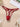 RED BUTTERFLY EMBROIDERY LINGERIE SET DITSY FLORAL