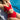 RED CRISS-CROSS SWIMSUIT: COMFORTABLE FIT, MEDIUM STRETCH