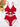 RED CRISS-CROSS SWIMSUIT: COMFORTABLE FIT, MEDIUM STRETCH