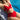 RED CRISS-CROSS SWIMSUIT: COMFORTABLE FIT, MEDIUM STRETCH