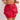 RED FAUX LEATHER MINI SKIRT POCKETS