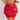 RED FAUX LEATHER MINI SKIRT POCKETS