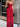 RED FLORAL PRINT MAXI DRESS WITH PRINT HALTER DETAIL