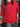 RED GRAPHIC T-SHIRT WITH SKULL PRINT IN LOOSE FIT FOR CASUAL STREET STYLE