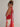 RED HALTER TOP SLEEVELESS CROP BODYSUIT