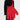 RED HAND BAG GLOVE SILHOUETTE STATEMENT BAG