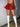 RED HEART CUTOUT MINI SKIRT FAUX LEATHER PLEATED