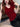 RED HOODED TOP BLACK PANTS Y2K OUTFIT