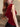 RED HOODED TOP BLACK PANTS Y2K OUTFIT