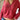 RED KNIT ZIP-UP HOODIE TIMELESS HOODED CROP