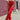 RED LACE-UP LEATHER PANTS - EDGY LEATHER PANTS