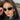 RED LENS SUNGLASSES ORDINARY DECORATIVE GLASSES
