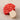 RED MUSHROOM HAIR CLIP WITH YELLOW SPOTS ACCESSORY FOR HAIRSTYLES