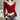 RED OFF-SHOULDER CROP TOP BLACK RIBBON STRAPS