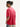 RED OVERSIZED T-SHIRT WITH CREW NECK COTTON DESIGN