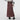 RED PLAID MAXI SKIRT WITH BELT