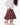 RED PLAID PLEATED SKIRT FOR WOMEN FASHION ACCESSORY