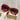 RED ROUND SUNGLASSES: EYE FASHION GLASSES