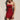 RED SATIN SLIP DRESS WITH MATCHING CHOKER FOR ELEGANT OCCASIONS