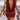 RED SPARKLY HALTER ELEGANT WRAP DRESS