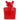 RED STRAPLESS TOP WITH FLORAL EMBELLISHMENT FOR WOMEN
