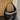 RED STRIPED HOBO BAG WITH EMBROIDERED DETAILS AND FIXED SHOULDER STRAPS