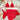 RED TEXTURE BIKINI WRAP SET ELASTANE FABRIC TEXTURE