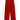 RED WIDE-LEG JEANS WITH FLAME POCKET AND FLAME STITCHING DETAILS