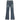 RETRO Y2K FLARED DENIM JEANS WITH PRINT ACCENTS FOR CASUAL OUTINGS
